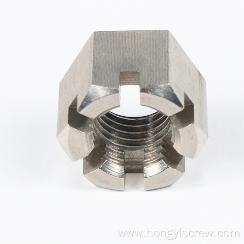 Stainless Steel Castle Nut M24 SS304 316